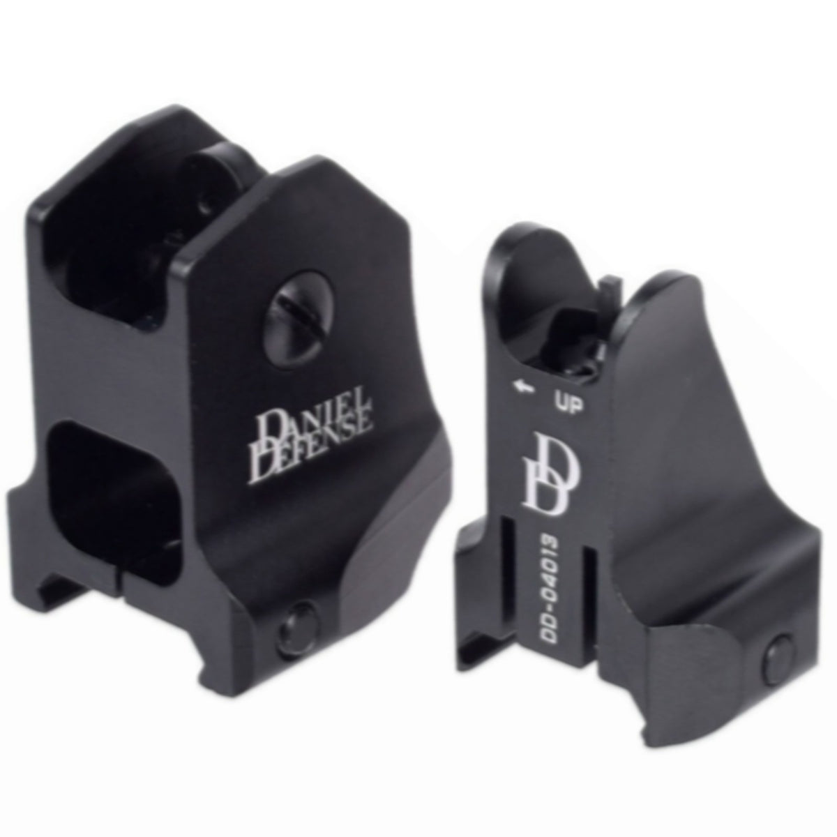 Tactical Low Profile Metal Sights Set for D & D Firearms - Front & Rear