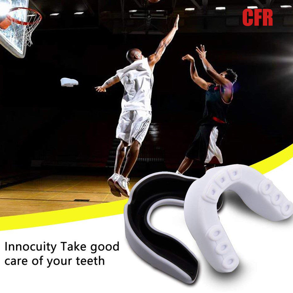 Gel Mouth Guard Case for Teeth Grinding Boxing MMA Sports Kids Adults