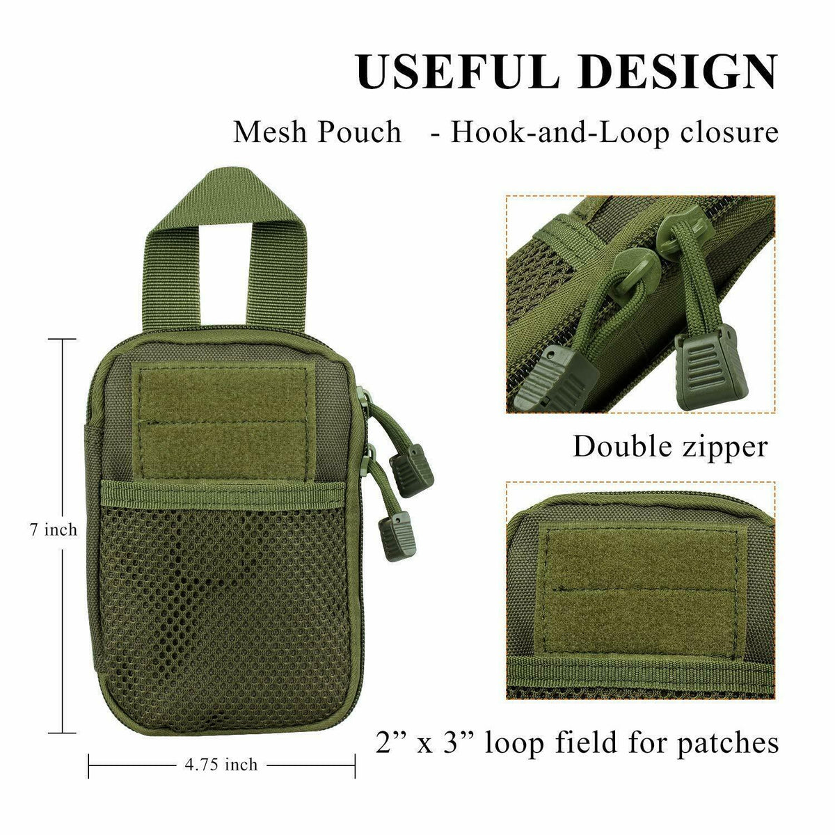 Military Tactical Backpack 28L Waterproof Molle Daypack for Hiking Camping