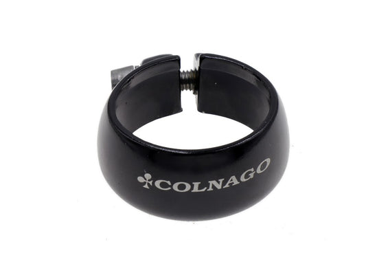 32mm Alloy Bike Seat Post Clamp with Bolt for Seattube - Black
