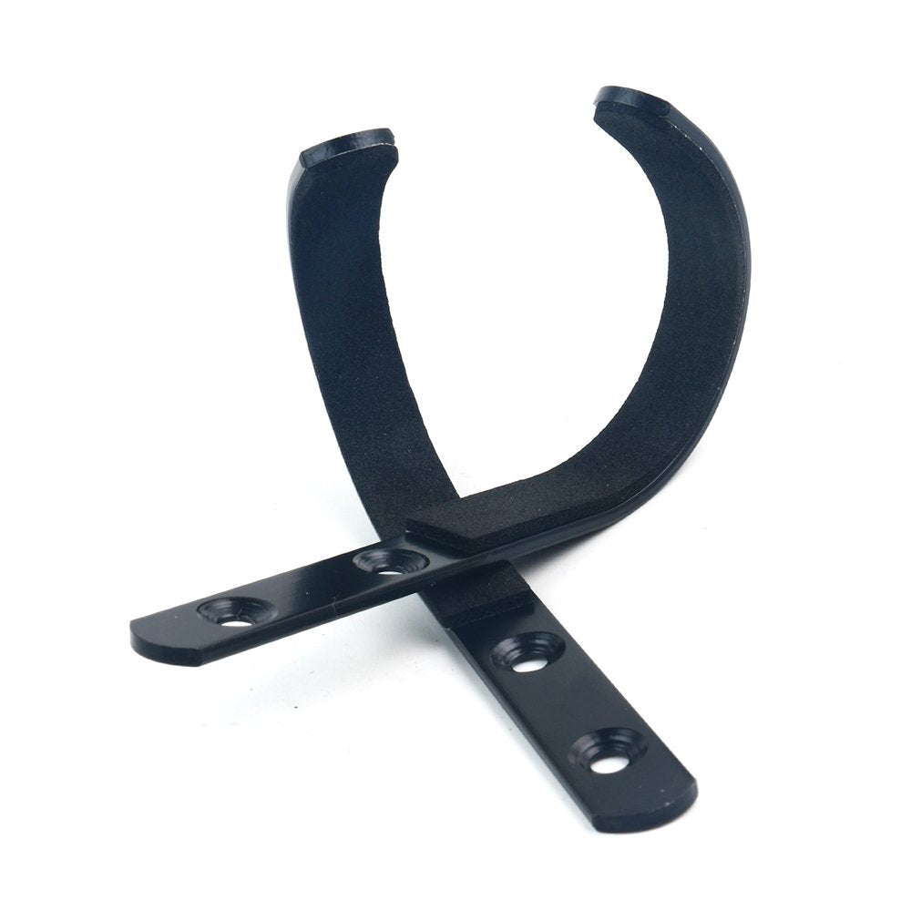 Wall Mount Gun Rack with Felt-Lined Hooks for Shotguns Rifles and Archery Bows