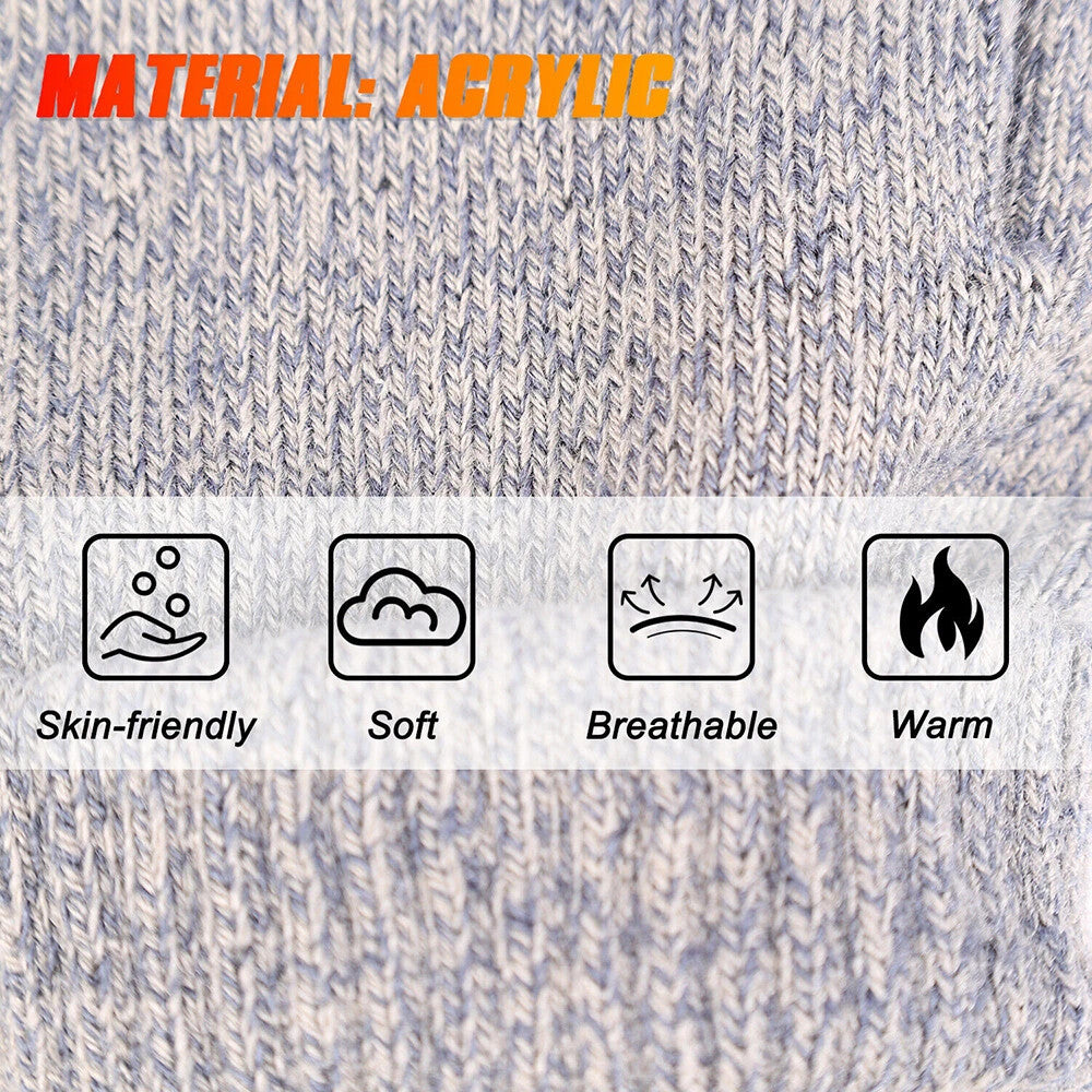 Rechargeable Heated Gloves for Winter Outdoor Activities - Windproof & Touchscreen Compatible