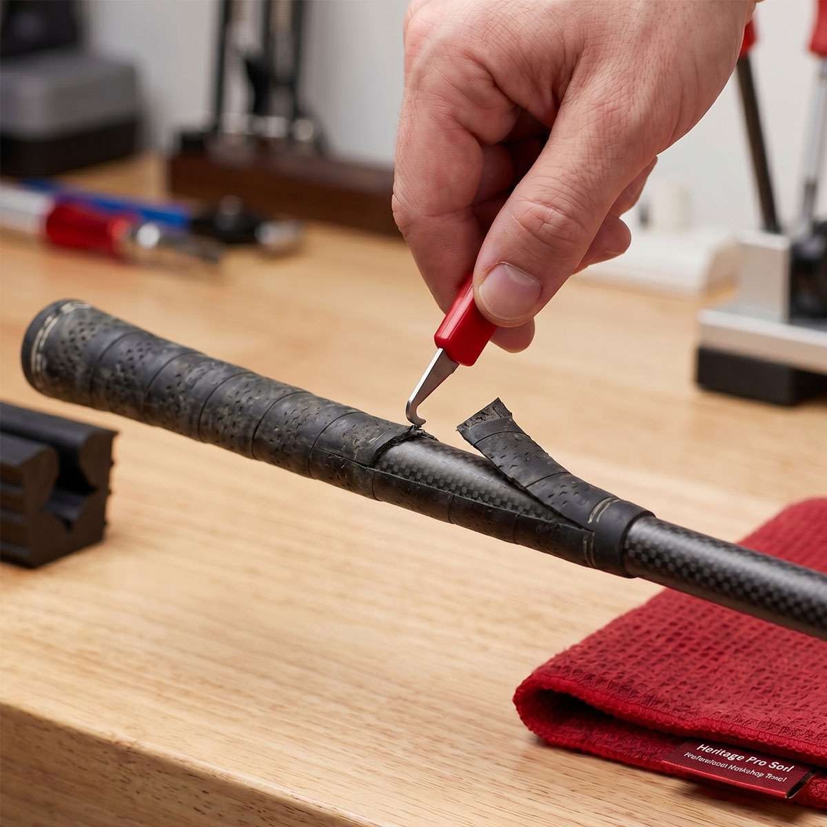 Golf Club Grip Kit with Double-Sided Tape and Removal Tools