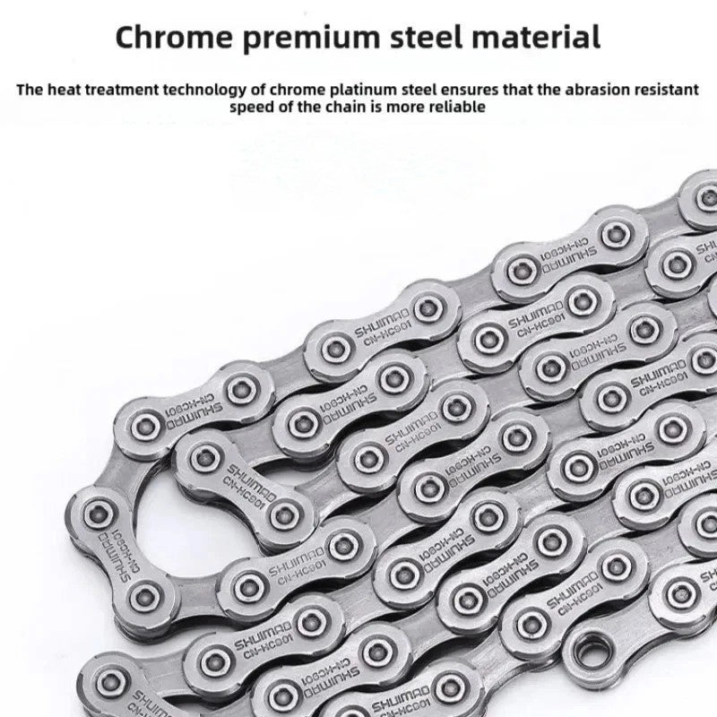 9-Speed Bicycle Chain for MTB Road & Hybrid Bikes 116 Links - Steel Durable