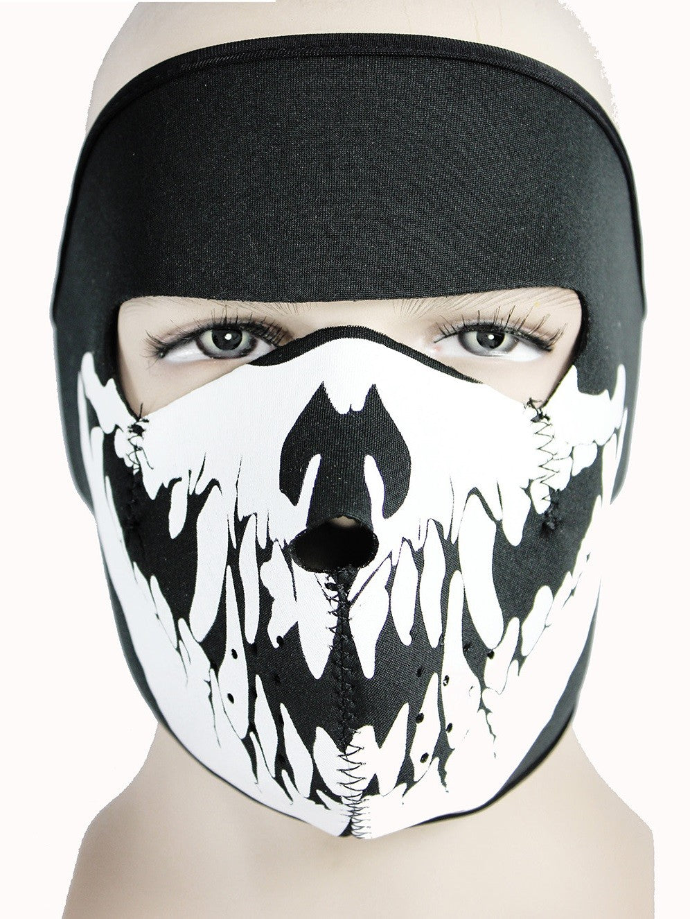 Halloween Skeleton Ghost Skull Face Mask Unisex Balaclava for Outdoor & Cosplay