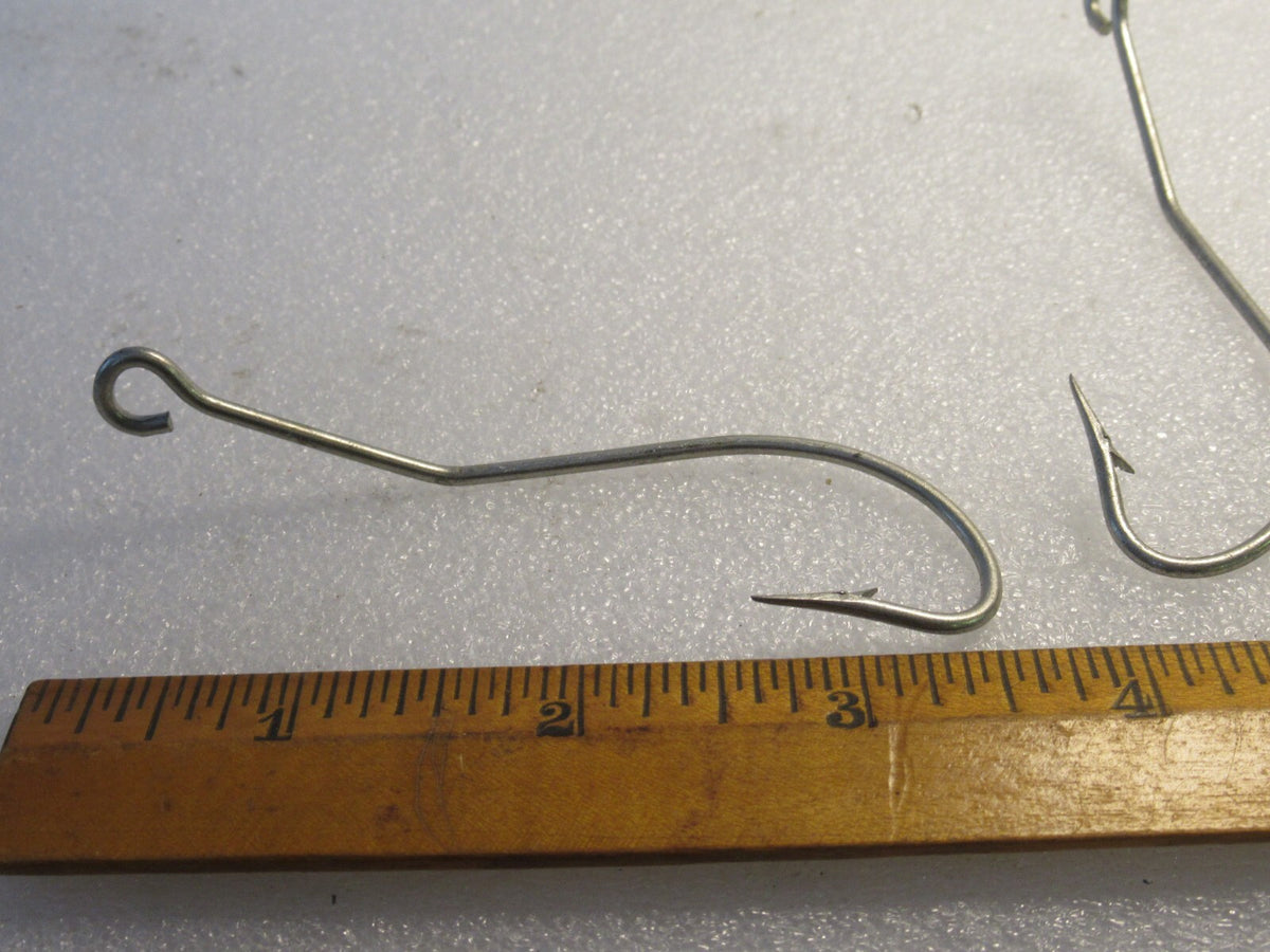 25 Mustad Kirbed Bent Shank Limerick Tube Fish Hooks Size 9/0 Saltwater