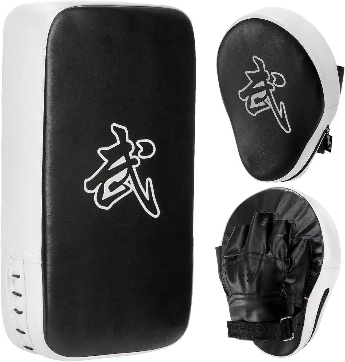 2-in-1 Boxing Punch Mitts and Kick Pad Set for Martial Arts Training