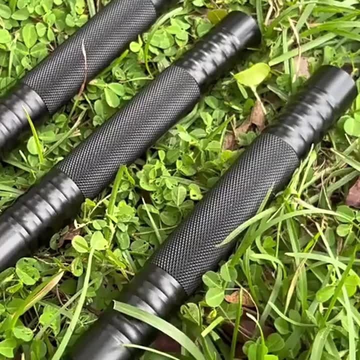 Multi-Function Tactical Hiking Stick with Compass Saw & Fire Tool - Aluminum