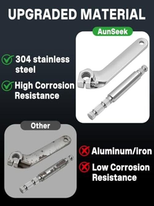 Harley Davidson Shifter Lever Shaft Kit - Stainless Steel for Touring Models