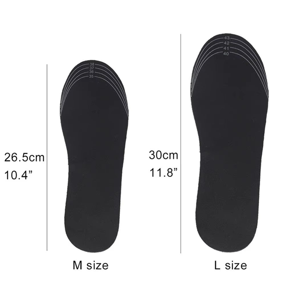 USB Heated Foot Warmer Insoles for Winter Shoe Comfort Men Women