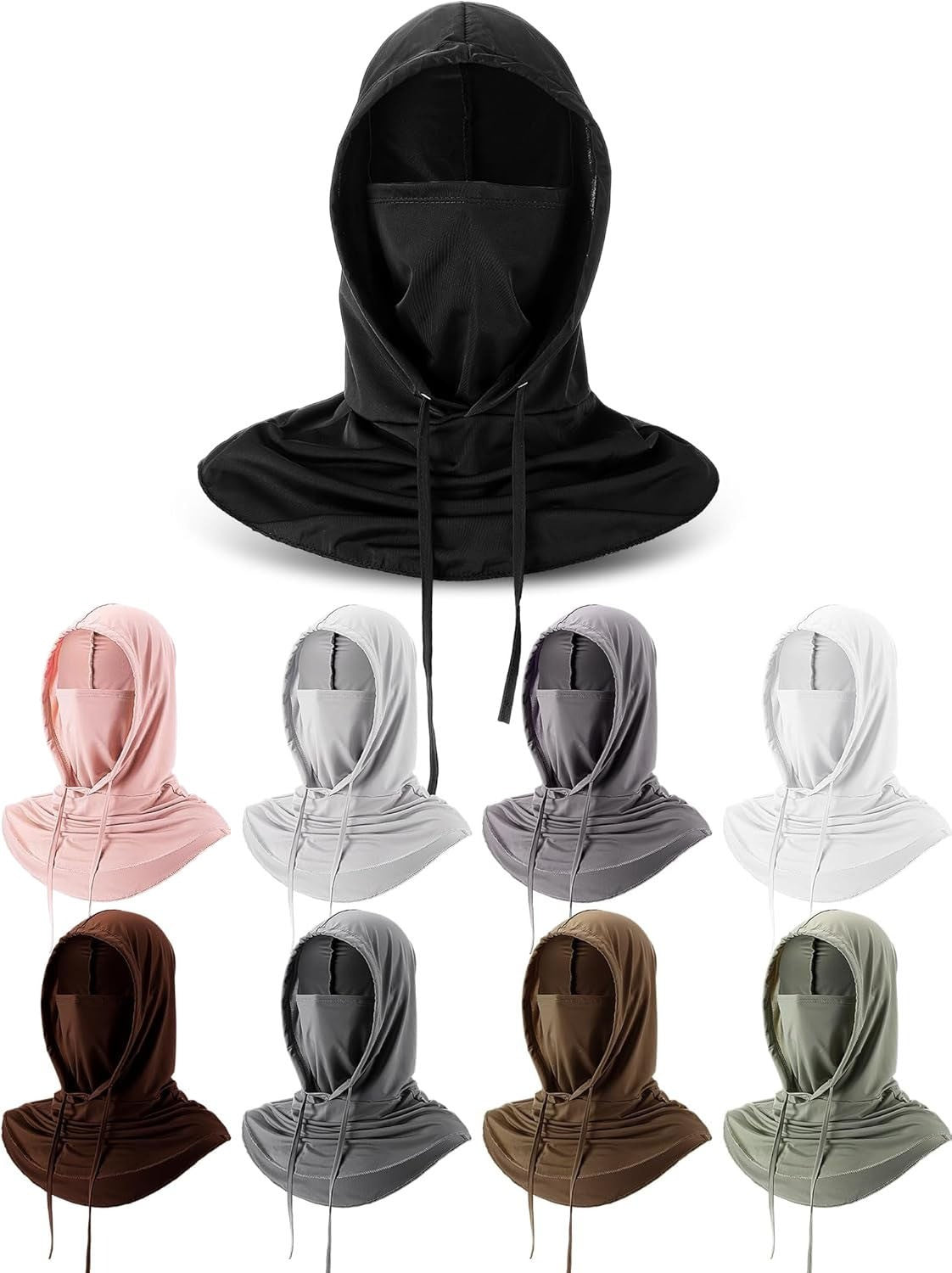 UV Protection Cooling Balaclava Face Mask 3-in-1 Full Head Cover for Sun Outdoor Activities