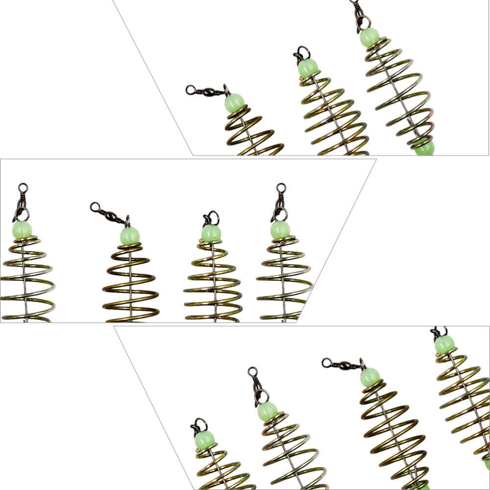 24 Pcs Fishing Bait Holders Set - Carp Feeder Hooks and Accessories