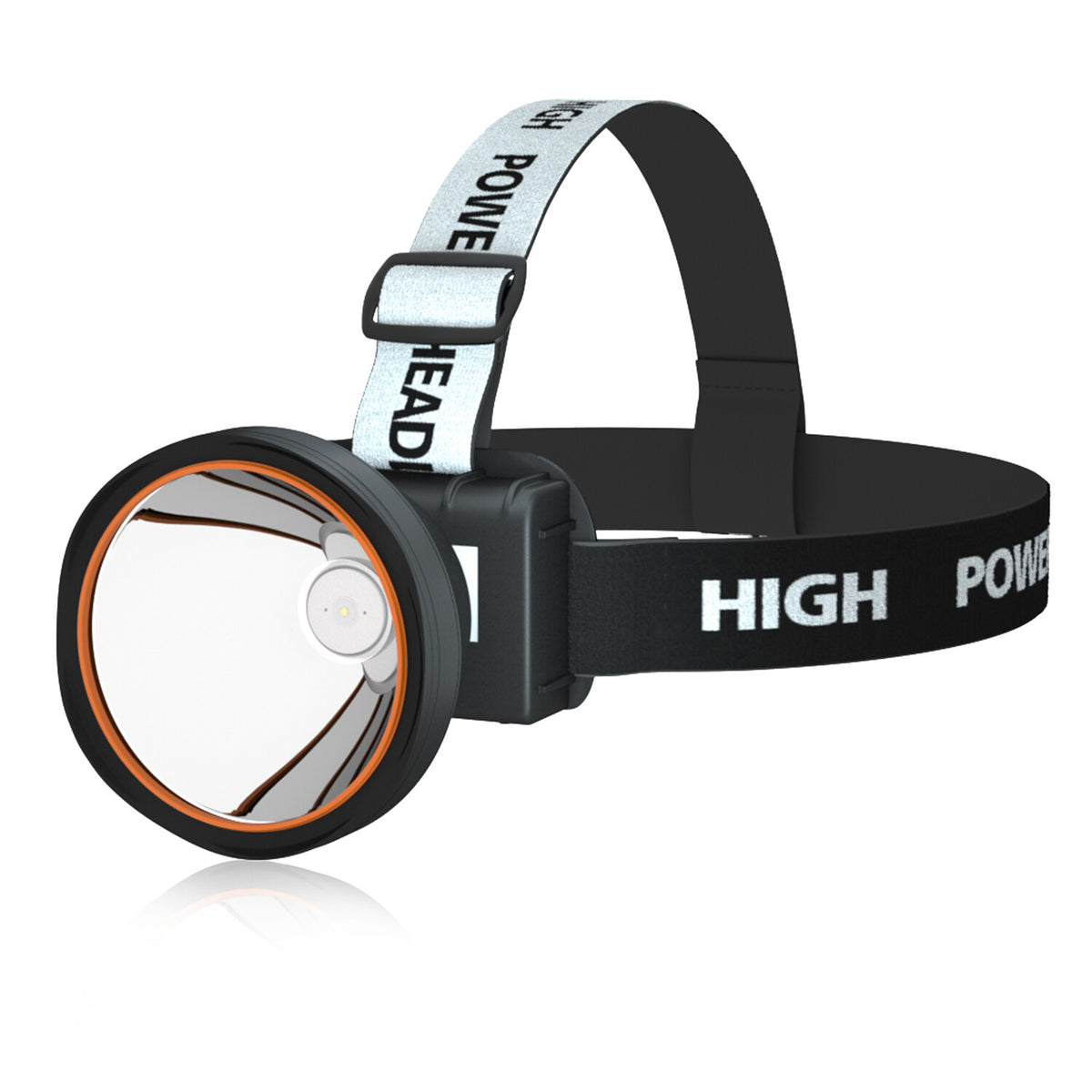 Rechargeable LED Headlamp Flashlight - Bright Spotlight, Adjustable, Waterproof