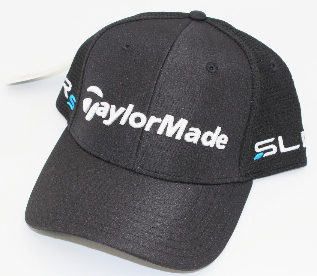 Fitted Golf Hat for Men Women Black Small Medium - Sun Protection Cap