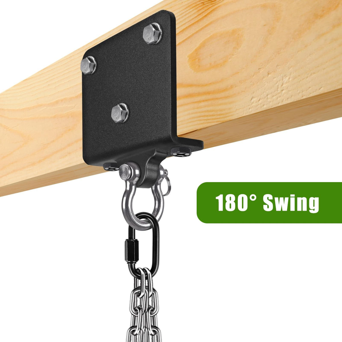 Heavy Bag Hanger Ceiling Mount with 180° Swing Bracket - 1000LB Capacity