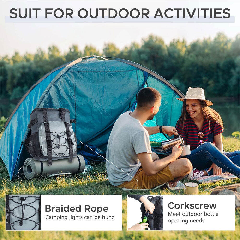 Insulated Leakproof Backpack Cooler for Picnic Beach Travel Outdoor 20L