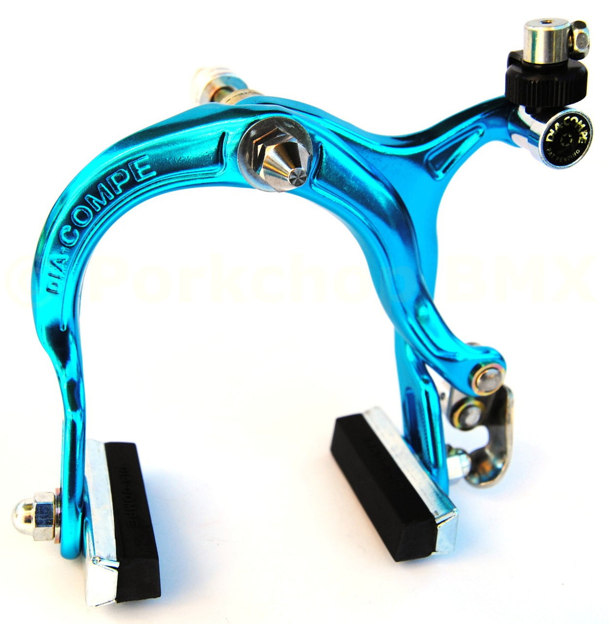 Front BMX Brake Caliper - Dia-Compe 883 Bright Dip Blue, Quick Release