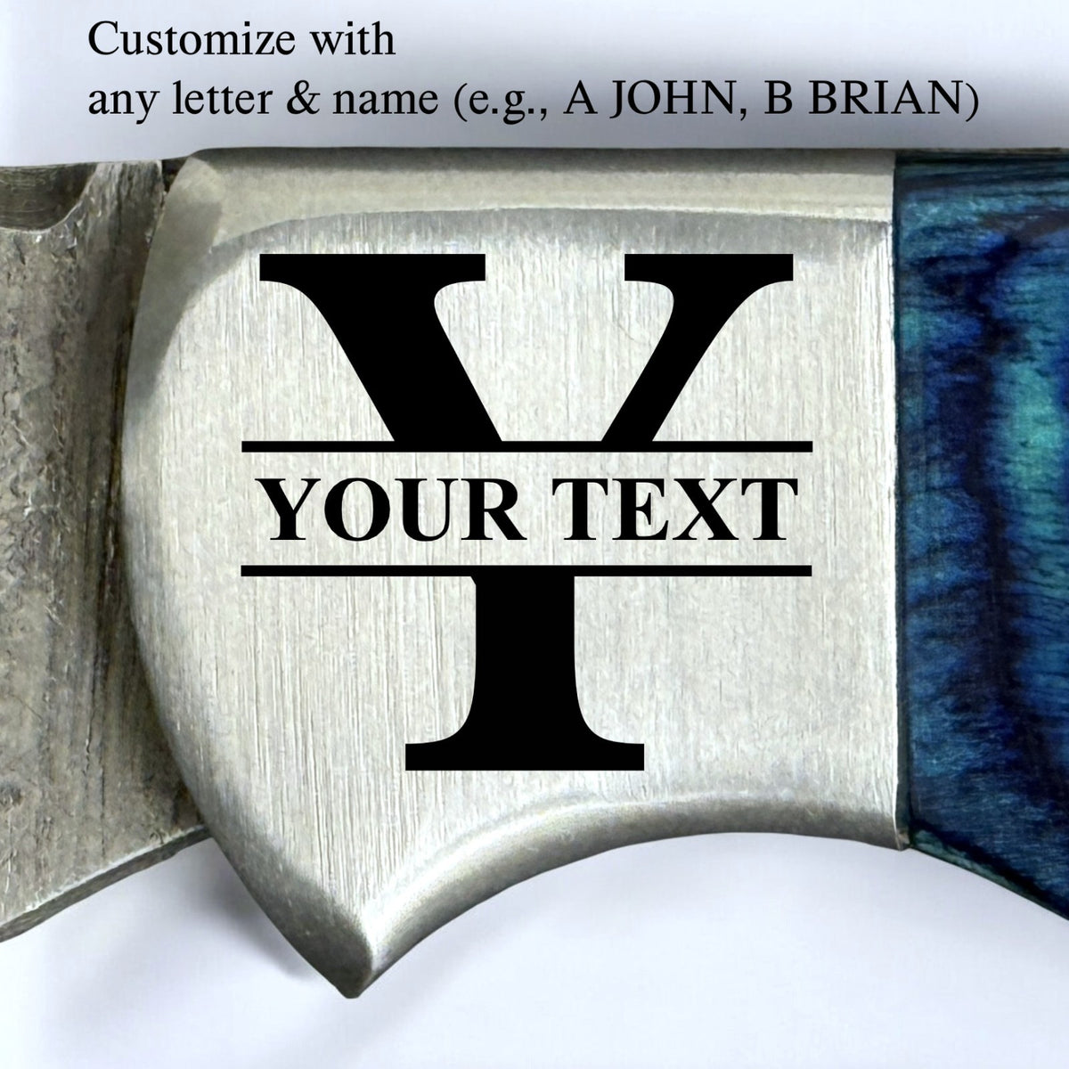 Personalized Damascus Folding Pocket Knife with Rosewood Handle