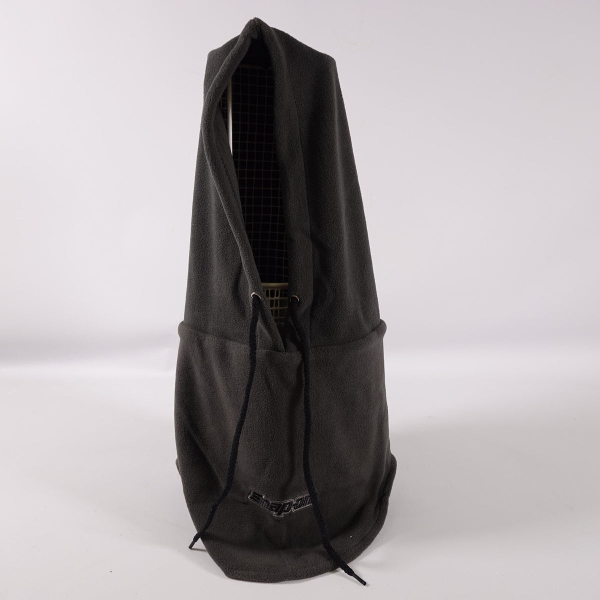 Black Hooded Balaclava Fleece Face Mask for Outdoor Warmth