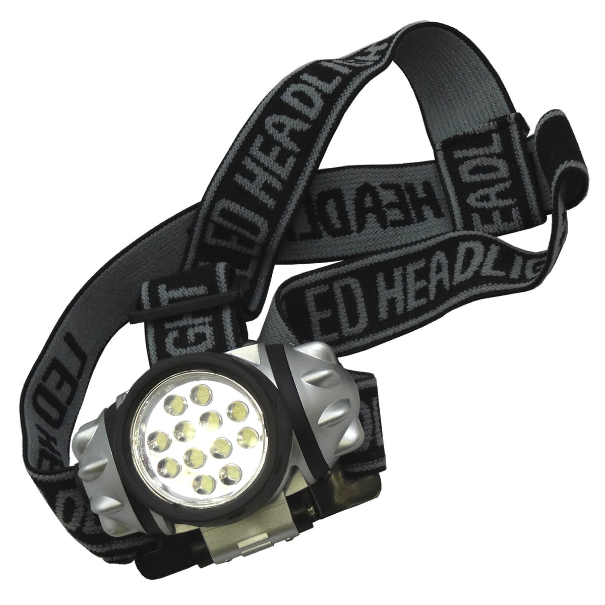 12 LED Headlamp with Adjustable Strap Waterproof Ultra Bright Headlight