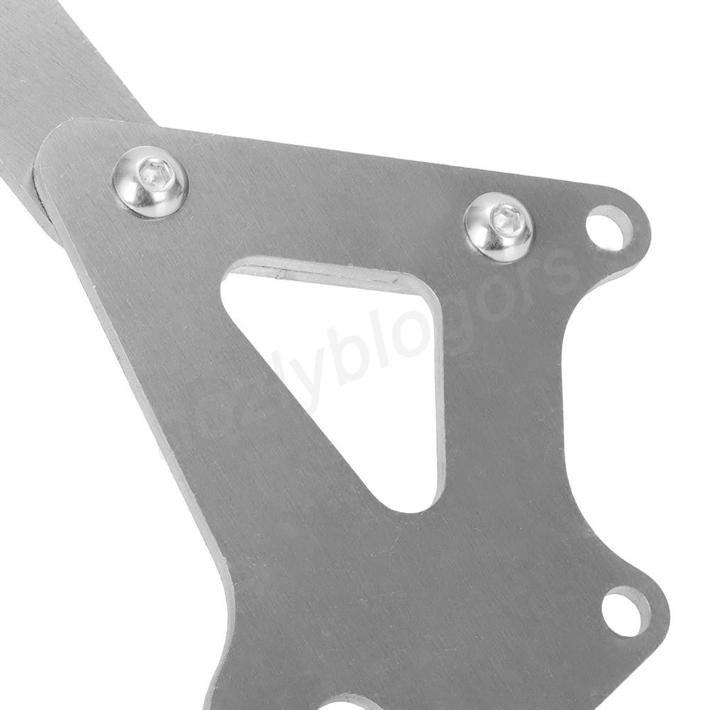 Rear Disc Brake Adapter for Razor Pocket Mod Electric Dirt Bike - Silver Aluminum