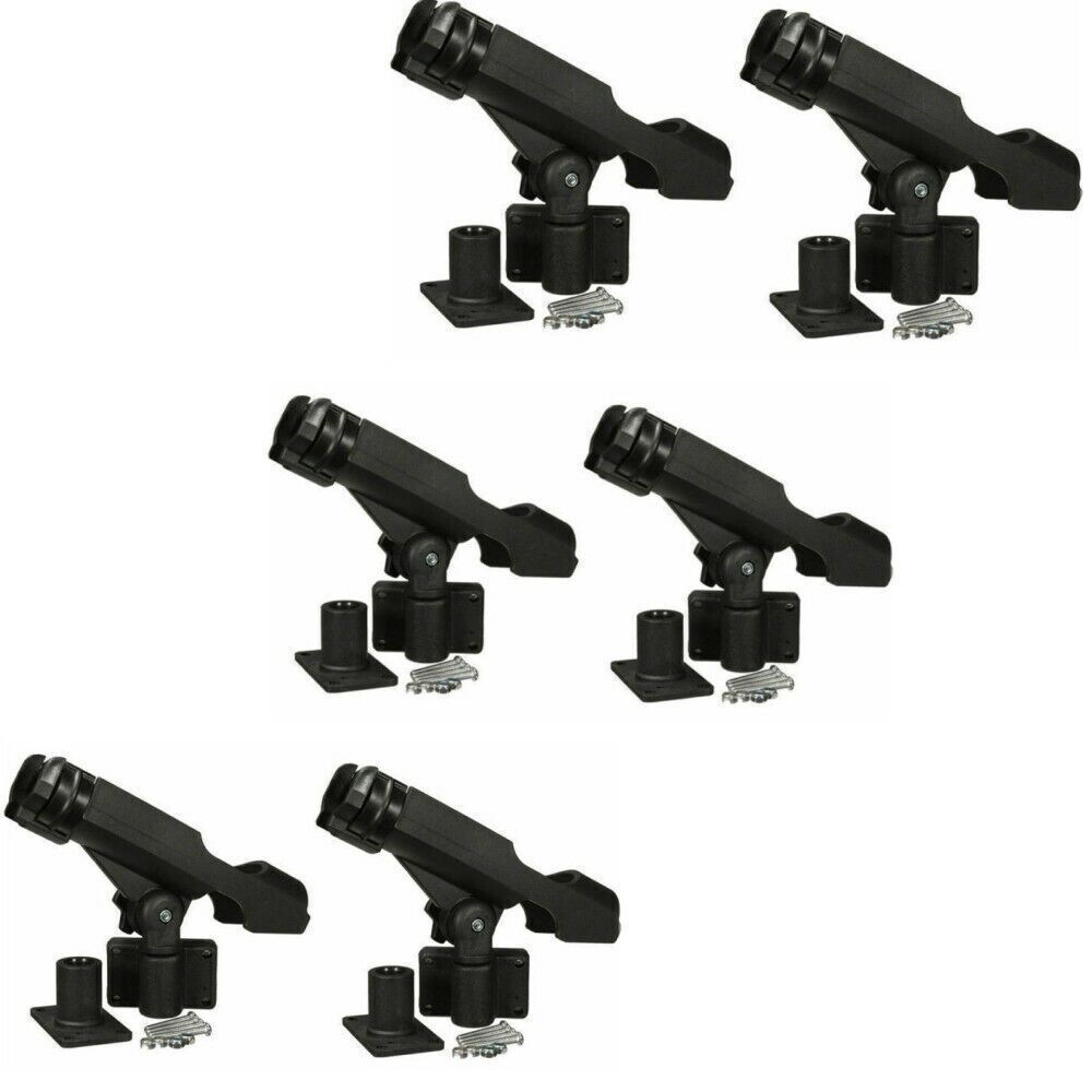 Adjustable Boat Fishing Rod Holder for Kayak & Marine Rail Mount