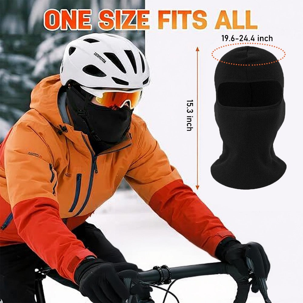 Unisex Thermal Fleece Balaclava Face Mask for Winter Outdoor Activities