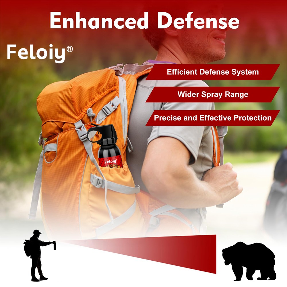 Self Defense 11oz Powerful Stream with Pistol Grip
