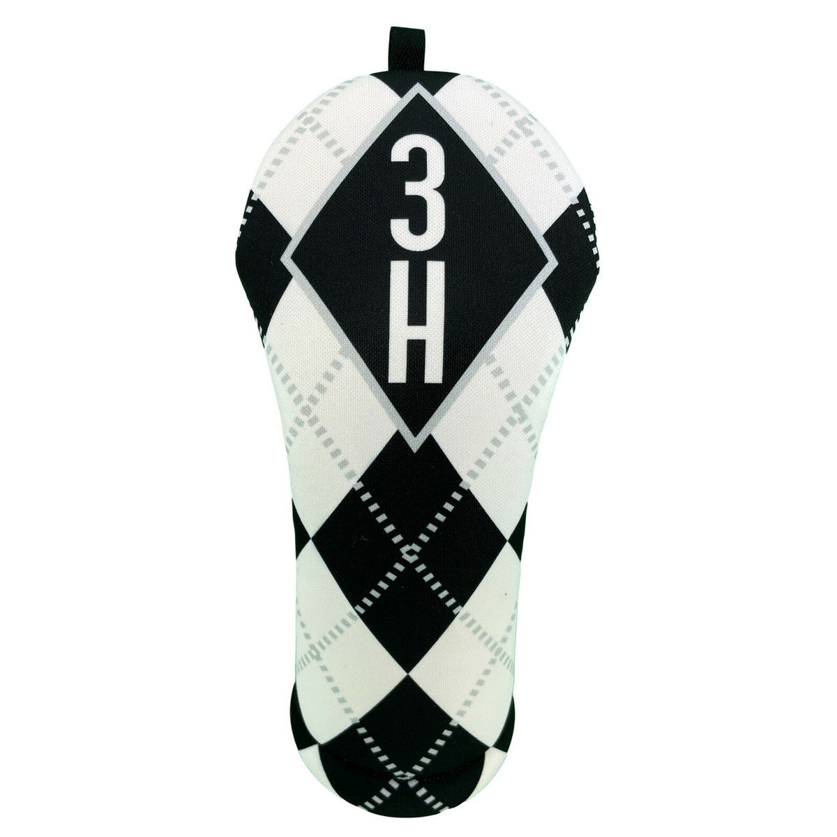 Argyle Golf Club Head Covers Set for Drivers, Fairways & Hybrids - USA Made