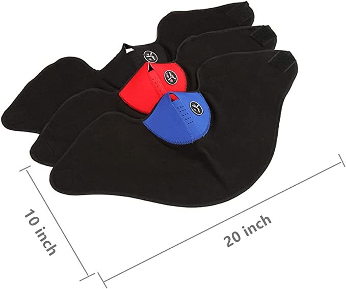 Unisex Winter Half Face Mask Skull Ski Snow Fleece Neck Warmer