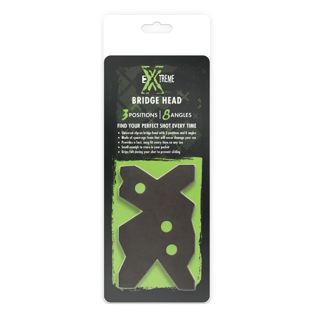 Bridge Head for Cue - 3-Position, 8 Angles, Fits Any Cue