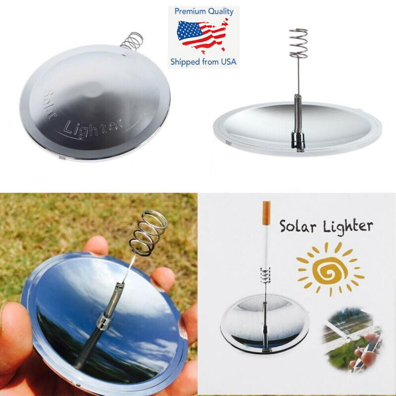 Outdoor Waterproof Solar Fire Starter - Windproof Camping Lighter