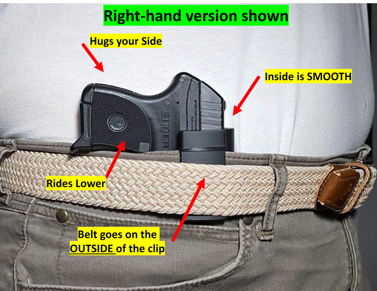 Concealed Carry IWB Holster for Ruger LCP Series - Custom Fit & Low Profile