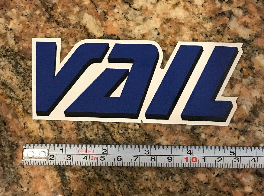 Vail Ski Sticker Weatherproof Vinyl Decal for Cars & Gear - Colorado Snowboarding