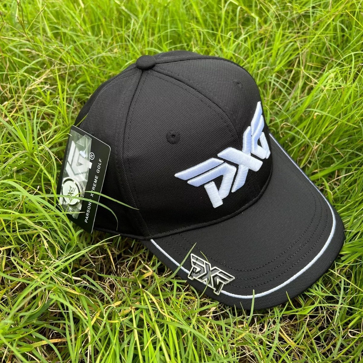 Unisex Adjustable Golf Hat with Embroidery and Magnetic Ball Marker