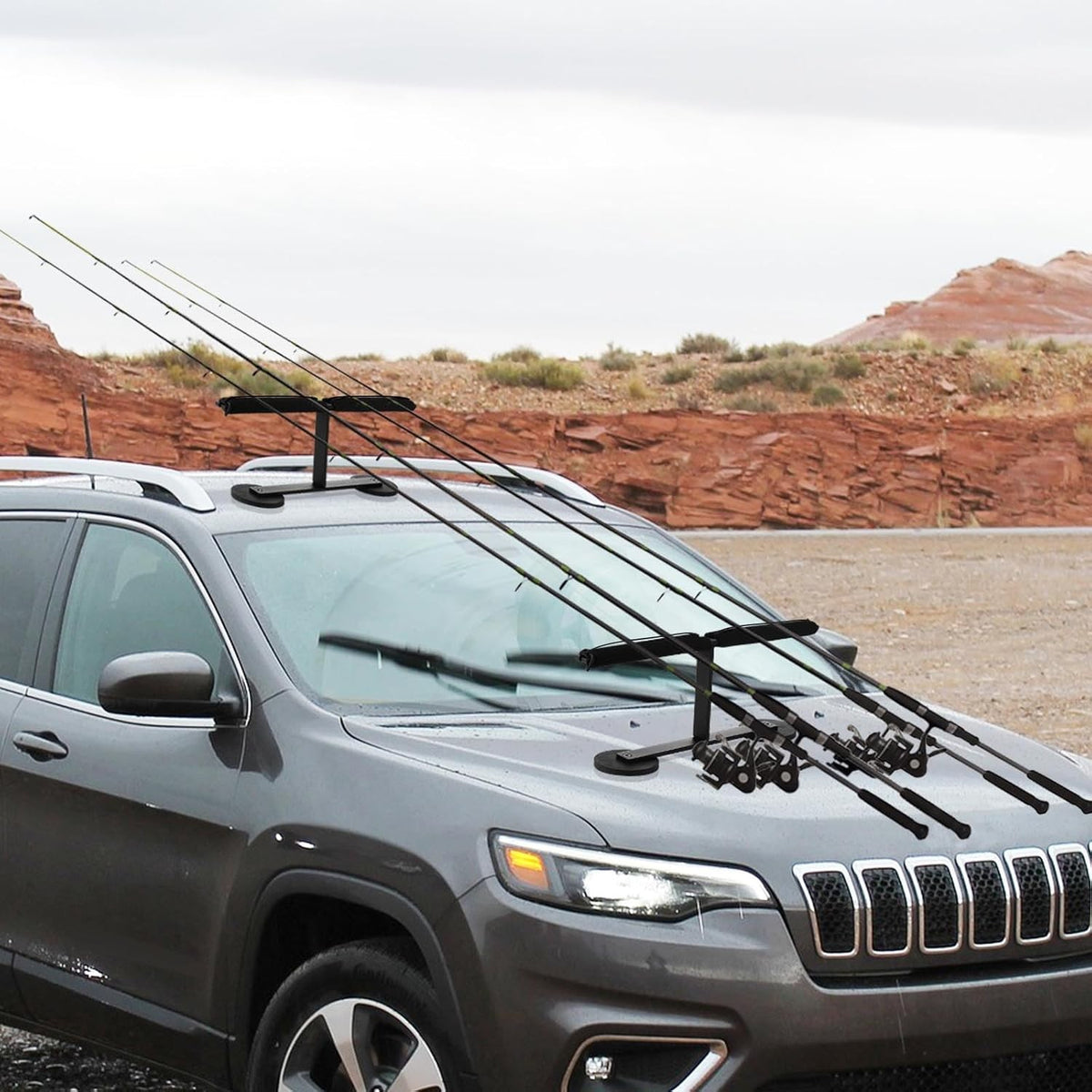Magnetic Fishing Rod Holder for Truck and Vehicle Mounts