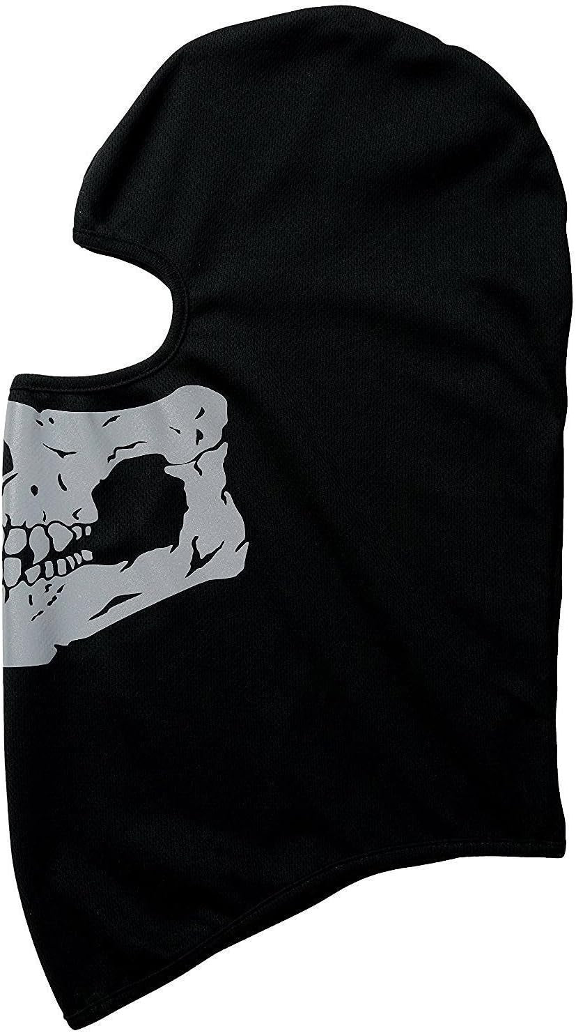 Black Mesh Balaclava Skull Full Face Mask for Outdoor Activities