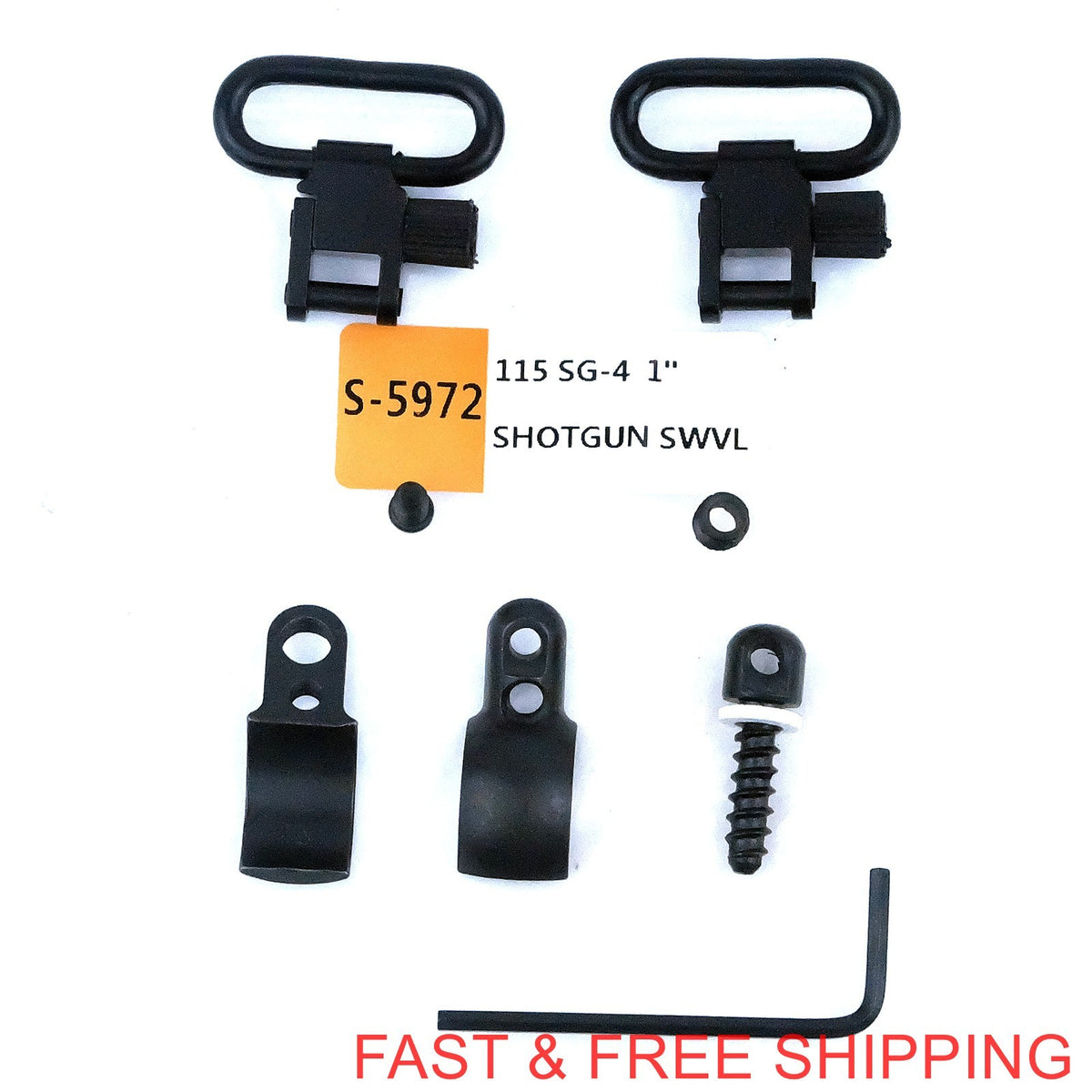 Shotgun Sling Mount Kit for 20 Gauge Shotgun - 0.700"-0.750" Barrel Diameter Fits Magnum Split Band