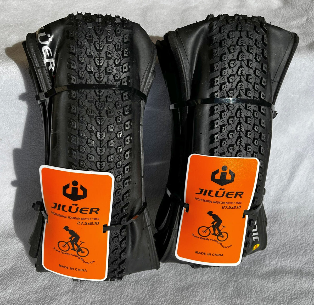 2 Pack Bicycle Tires - 26x1.95, 26x2.25, 27.5x2.10, 29x2.20 | Mountain Bike Tires