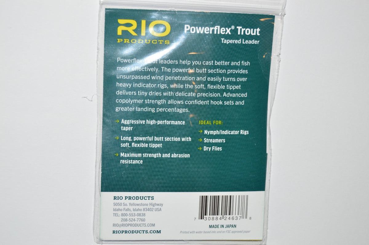 Fly Fishing Tapered Leaders 9ft 4X 6.4lb, Pack of 3 for Trout Stream Nymphs & Flies