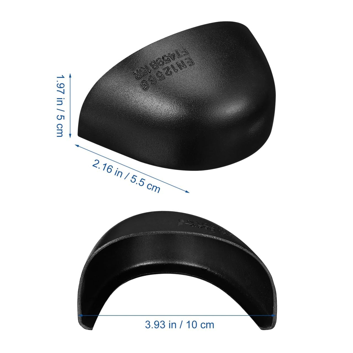 Steel Toe Guard Inserts for Shoes - Work Safety Toe Caps, 1 Pair