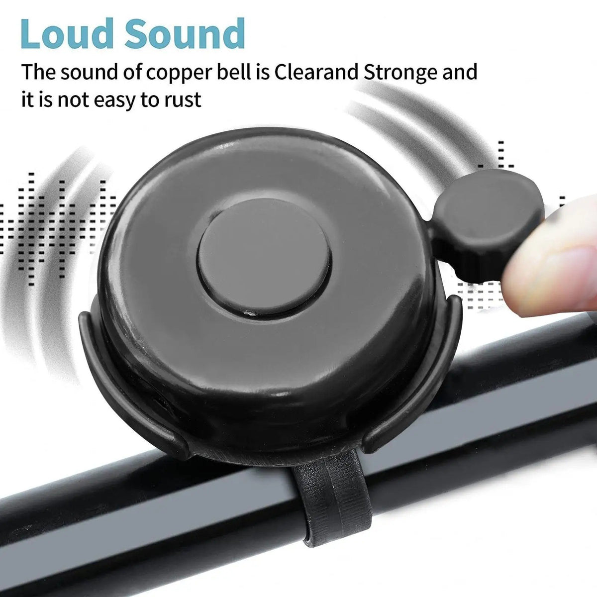 High-Quality Bicycle Bell with Loud Ring for Cycling Safety - Fits 22.2mm Handlebar