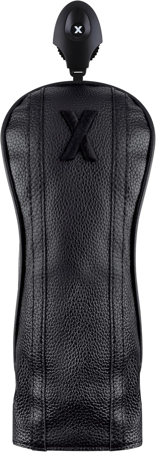 Golf Headcover Set for Drivers Fairways & Hybrids Vintage Leatherette