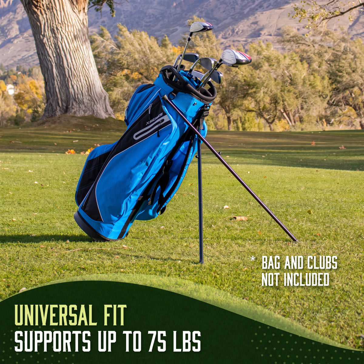 Golf Bag Stand Attachment Foldable Aluminum Legs for Universal Fit