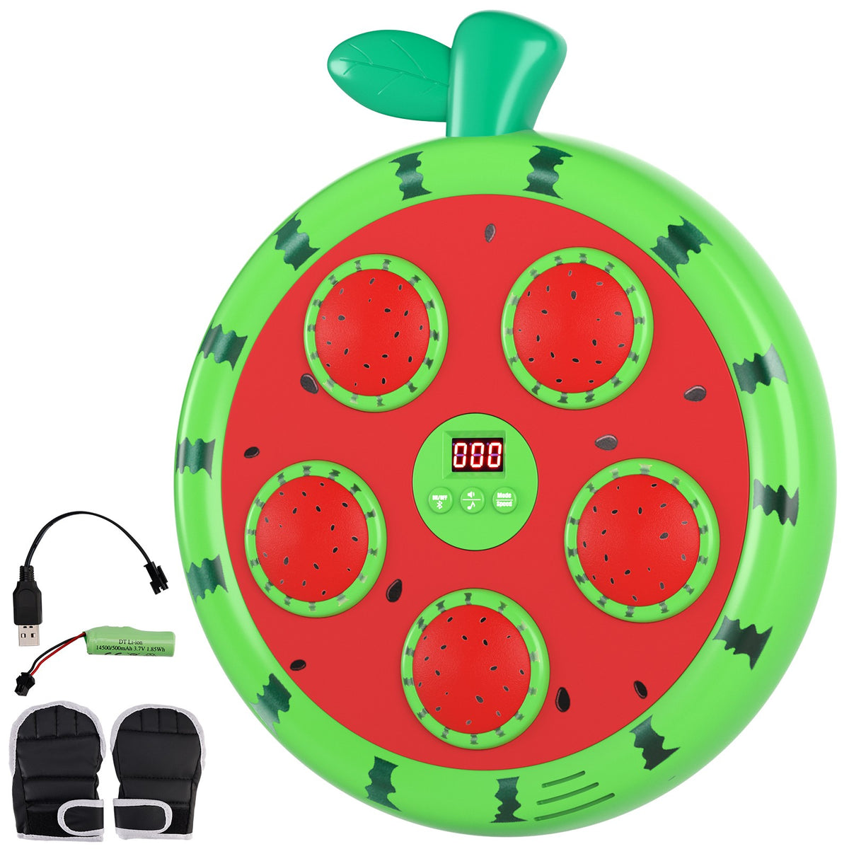 Kids Wall-Mounted Bluetooth Smart Boxing Machine with Music & Punch Target
