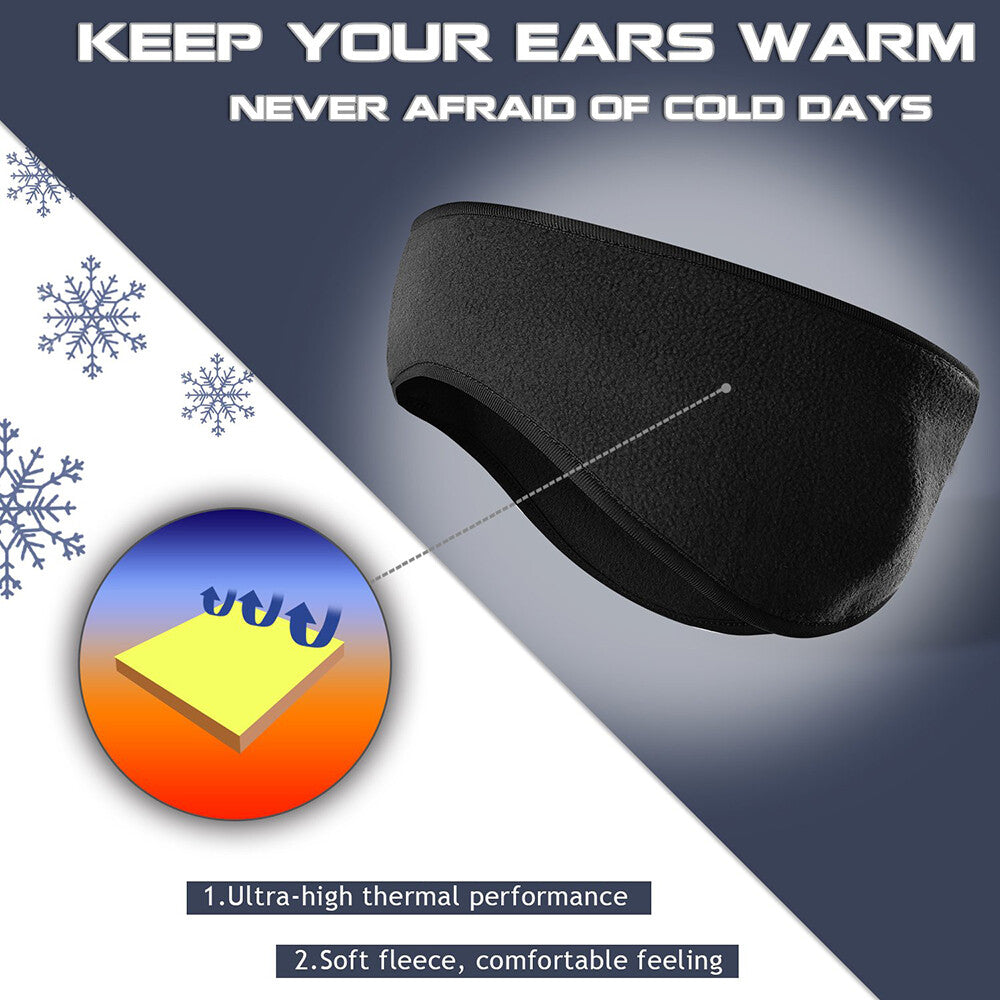 Winter Ear Warmer Headbands for Men Women Kids - Fleece Ski & Outdoor Gear