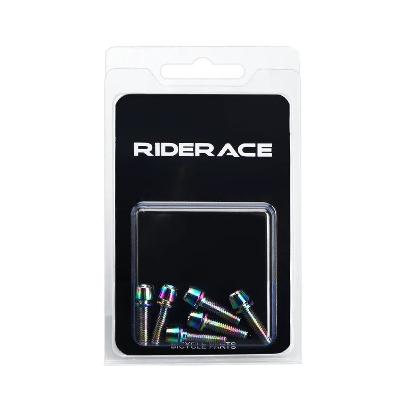 Bike Handlebar Bolts Set Titanium M5 x 18MM - Bicycle Stem Fasteners