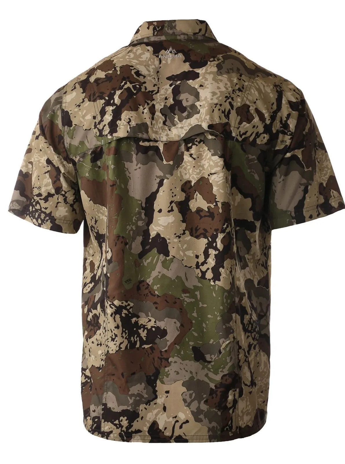 Pnuma Outdoors Caza Short Sleeve Shooting Shirt UPF 30+ Camouflage