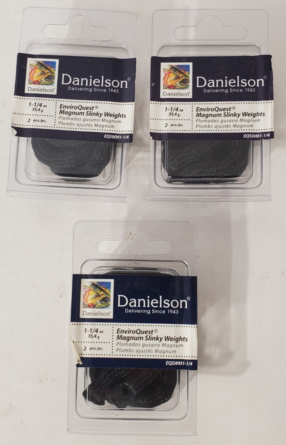 Set of 6 Magnum Slinky Weights 1-1/4 oz for Fitness & Exercise