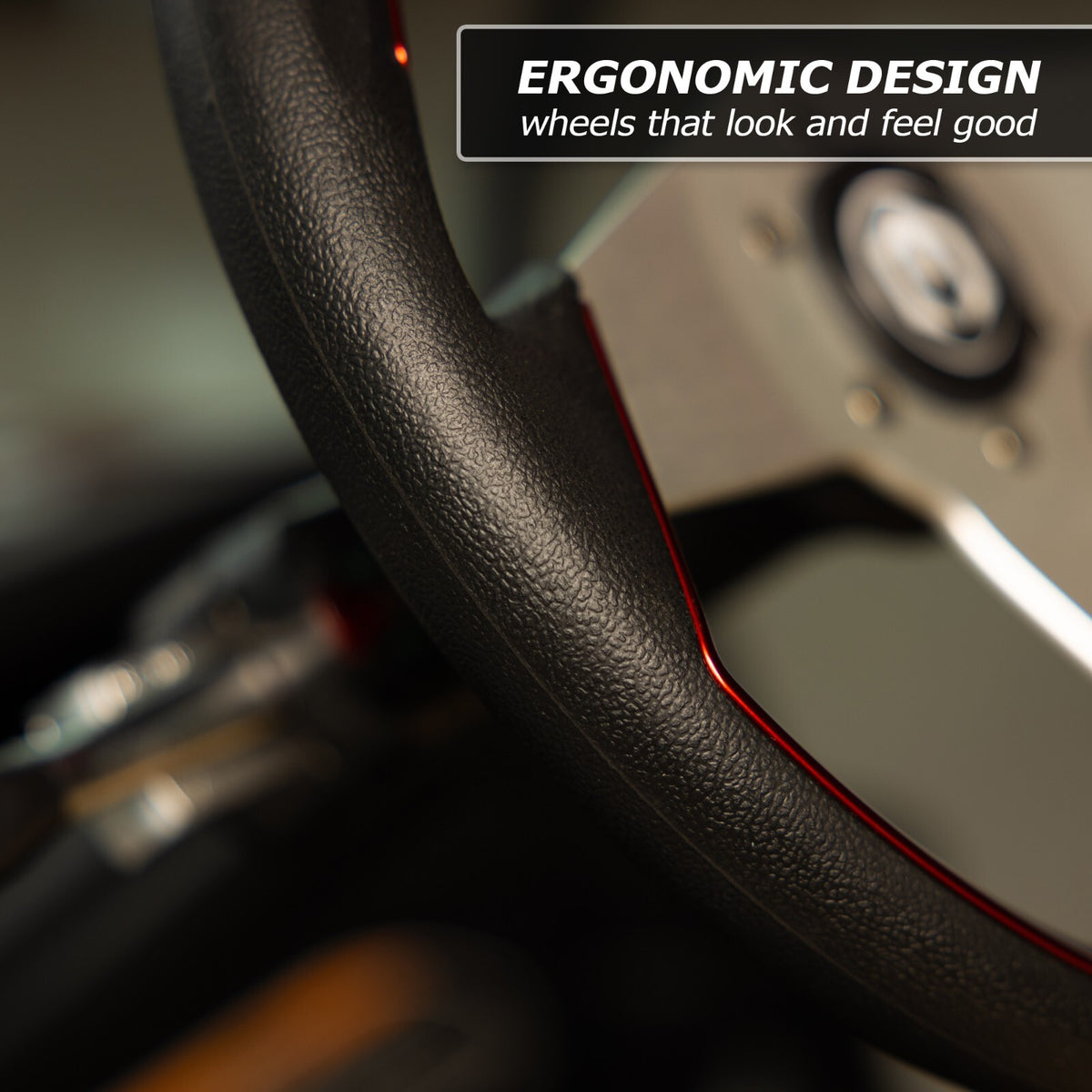 Golf Cart Steering Wheel Kit with Adapter - Custom Colors for Club Car, EZGO, Yamaha